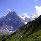 Herrliche Sicht auf Eiger