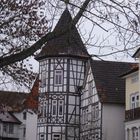 Herrlicher Fachwerk-Turm