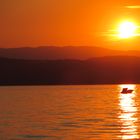 Herrlicher Sonnenuntergang am Gardasee