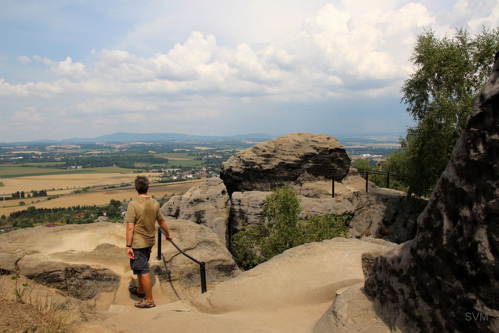 Herrlicher Weitblick nach schweißtreibendem Aufstieg