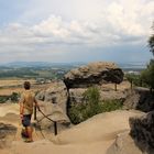 Herrlicher Weitblick nach schweißtreibendem Aufstieg