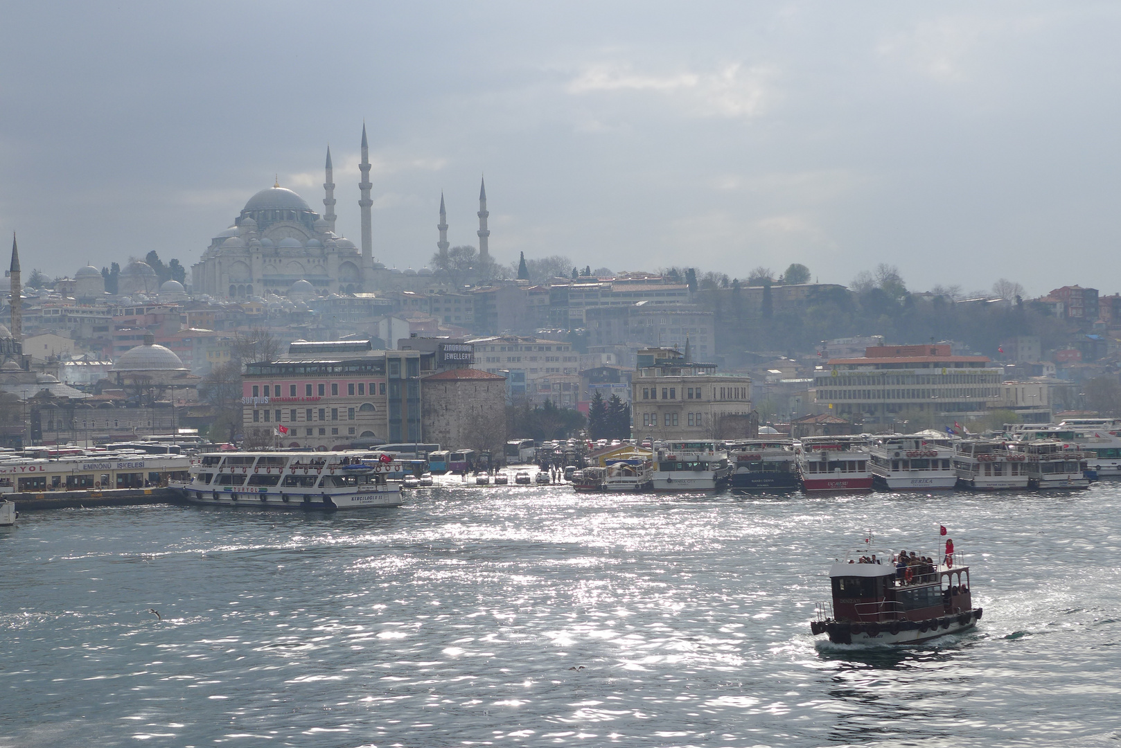  Herrliches Istanbul, Überfahrt über den Bosporus,