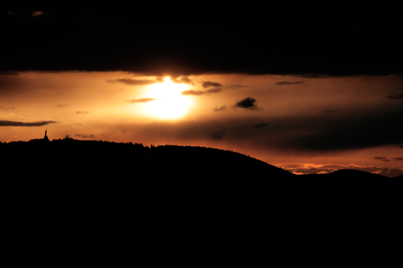 Herrmann im Sonnenuntergang