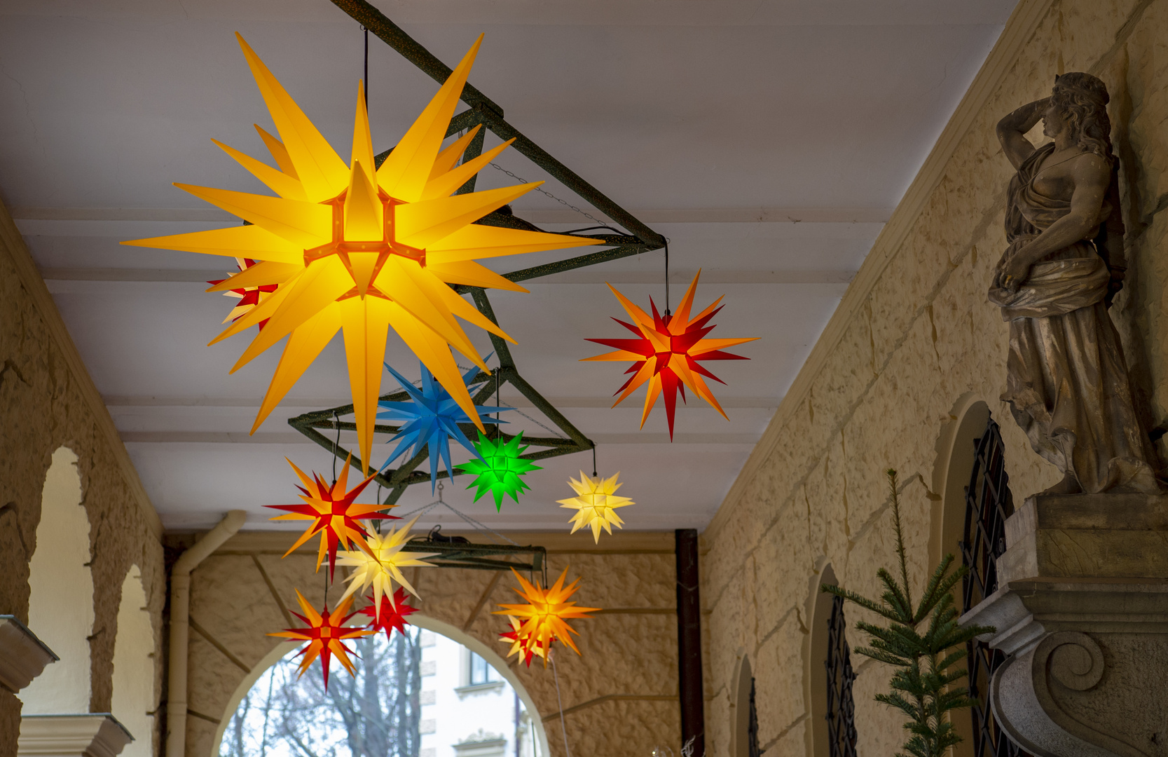 Herrnhuter Sterne am Firmament Ursprung aller