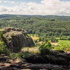 Hersbrucker Schweiz, Blick oberhalb des hohlen Fels. 