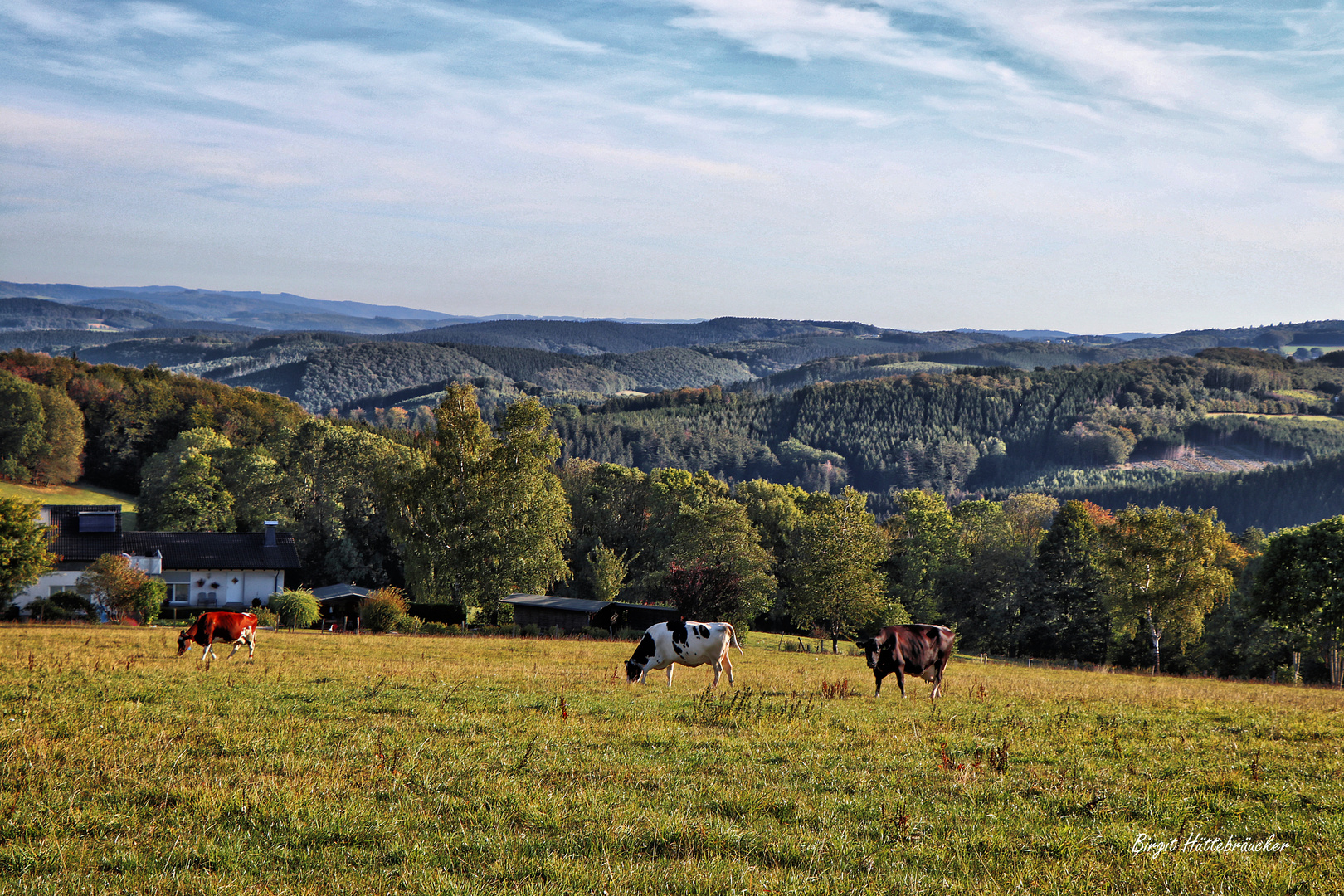 Herscheid: Aussicht vom Wanderweg  oberhalb der Gasmert