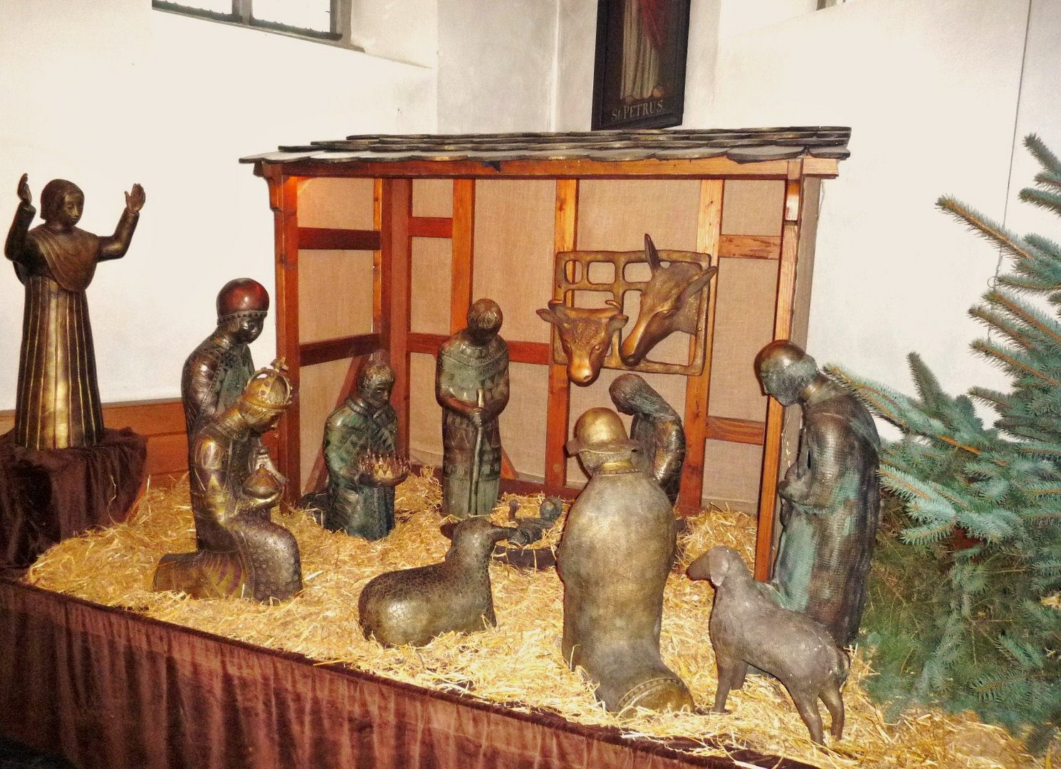 Herscheid, Weihnachtskrippe in der Apostelkirche