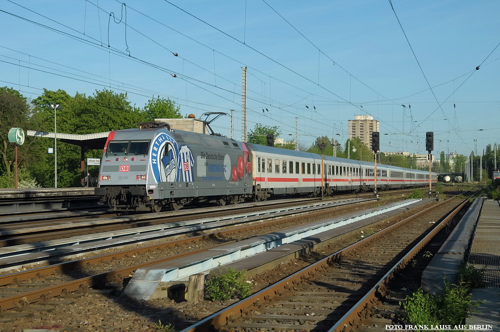 Hertha im ersten Streckeneinsatz an der Greifswalder Straße in Berlin