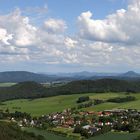 Hervorragende Sicht gestern in der Sächsichen Schweiz vom Papststein...