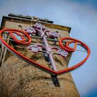 Herz am Spiegelslustturm in Marburg