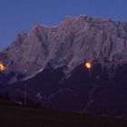 Herz-Jesu-Feuer an der Zugspitze