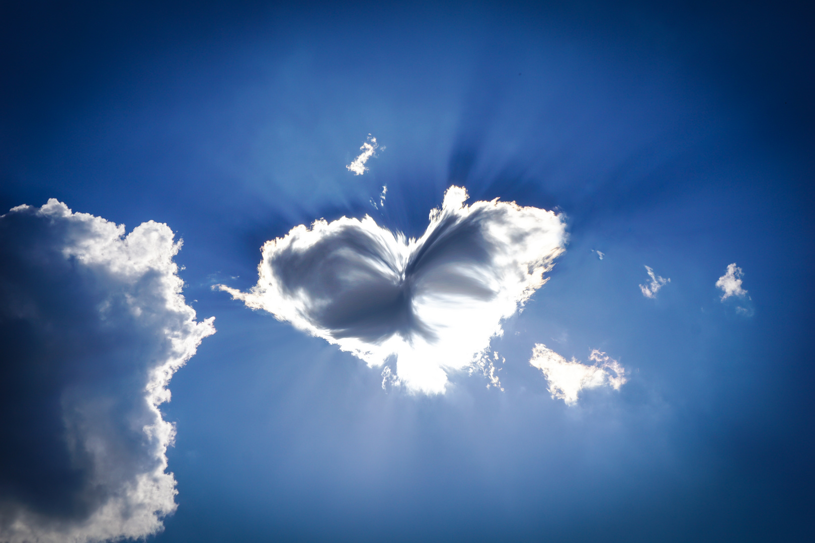 HerzWolke Foto & Bild wolken, natur, landschaft Bilder auf