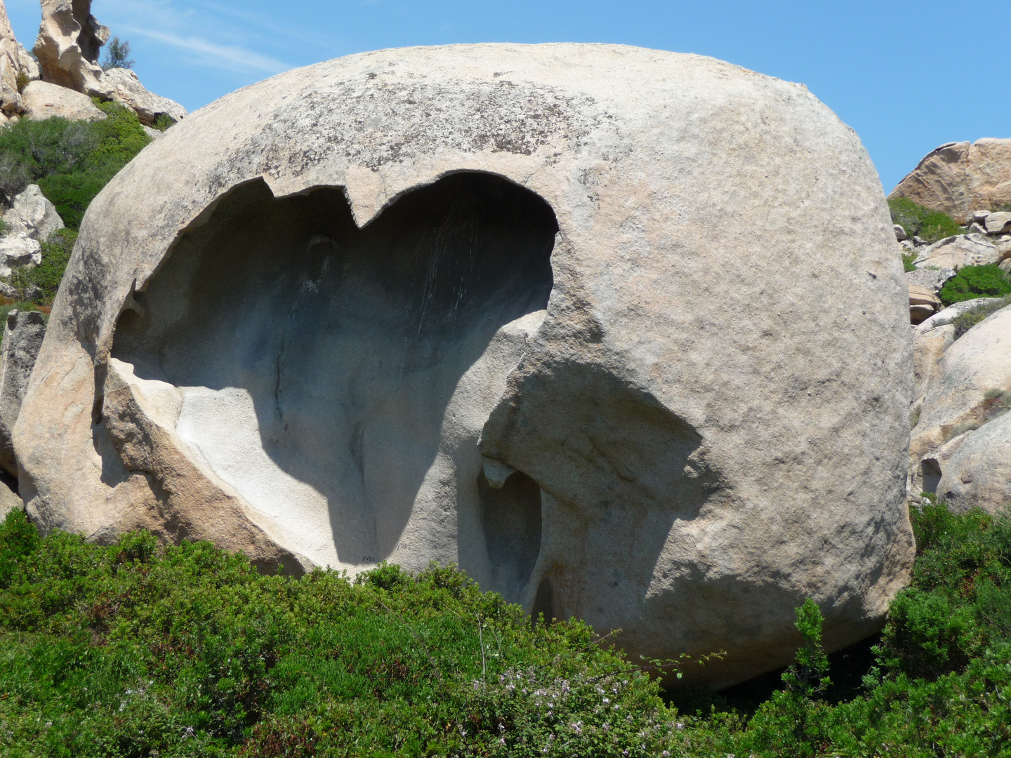 Herzfelsen auf dem Capu di Veta