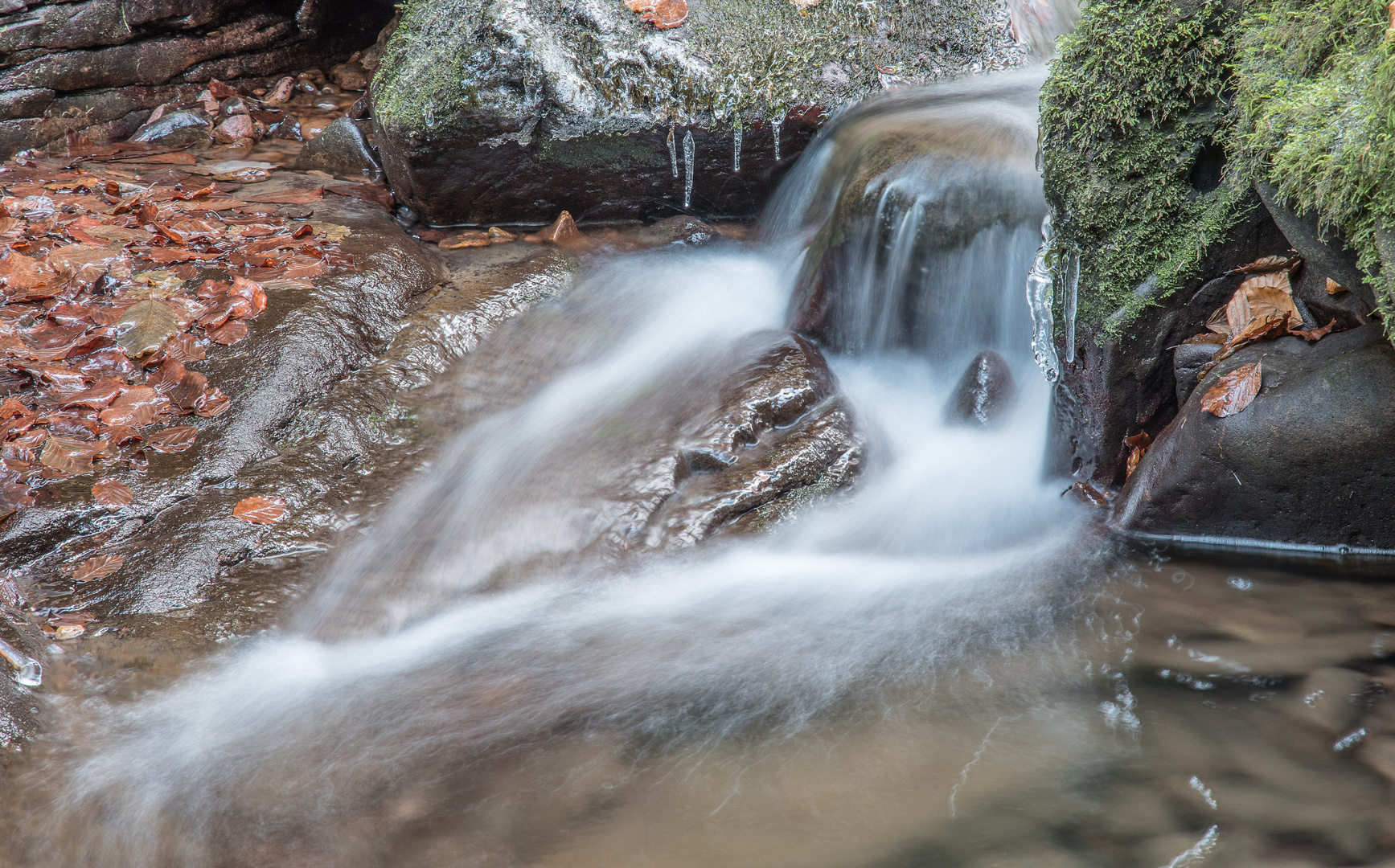 Herzförmiger Fluss