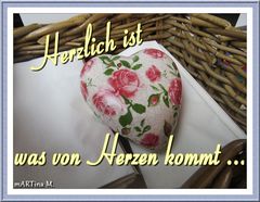 Herzlich  (mit Gedicht)