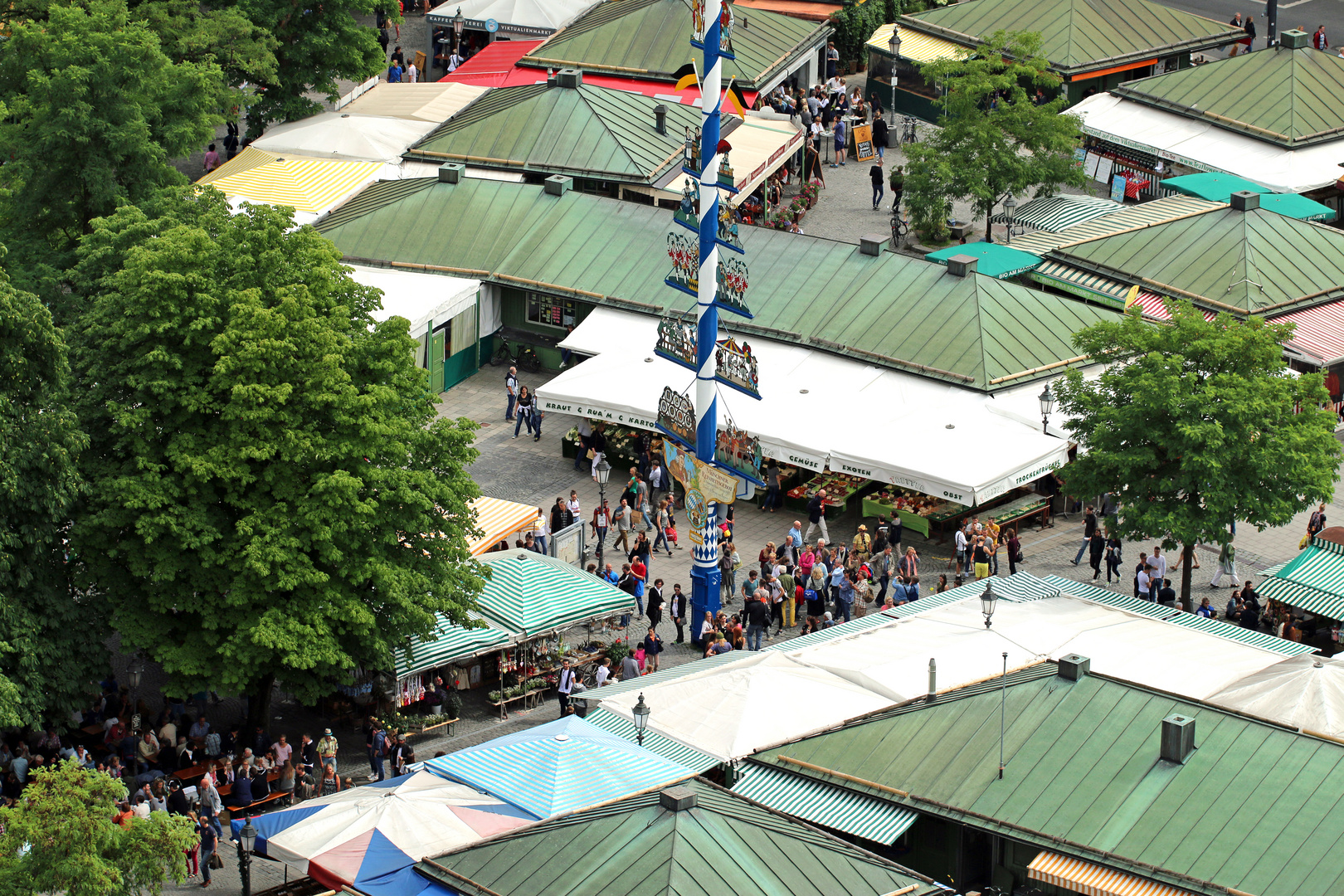 Herzlich willkommen am Viktualienmarkt München