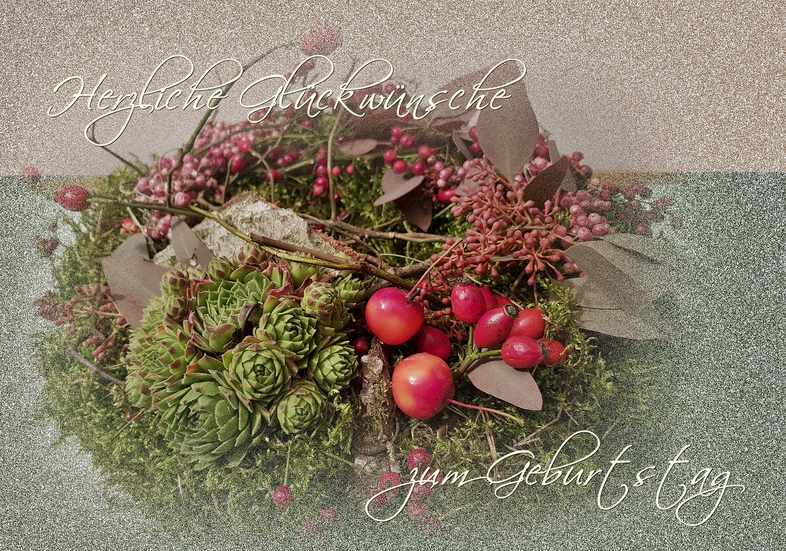 Herzliche Glückwünsche zum Geburtstag Foto & Bild spezial, herbst