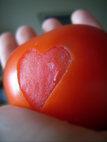 herzliche Tomate