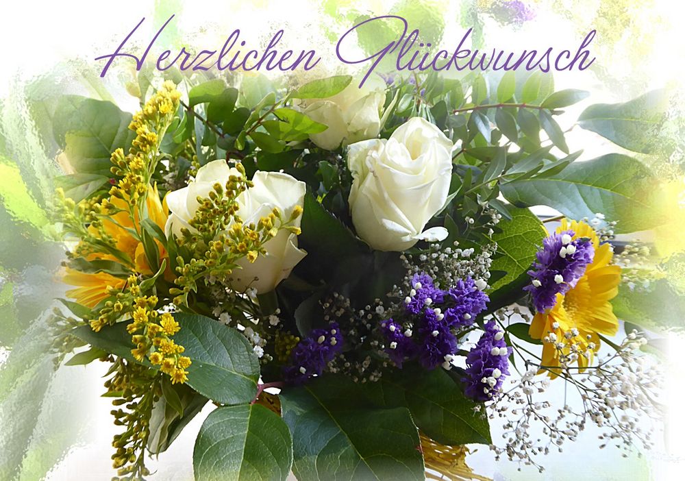 Herzlichen Glückwunsch Foto & Bild spezial, karten und kalender