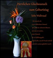 Herzlichen Glückwunsch liebe Waltraud