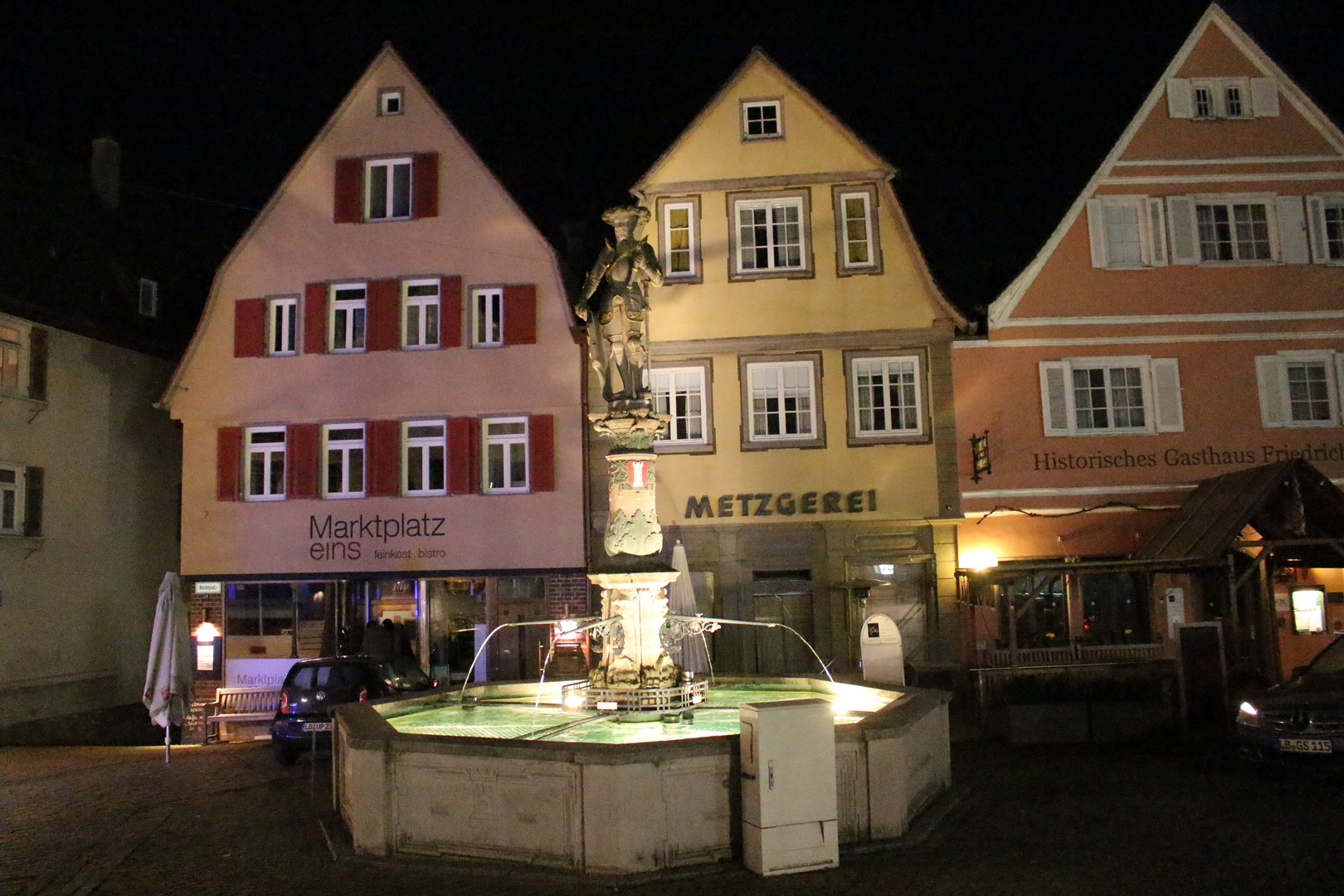 Herzog Ulrich auf dem Marktbrunnen