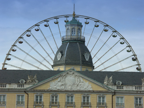 Herzog´s fahren Riesenrad