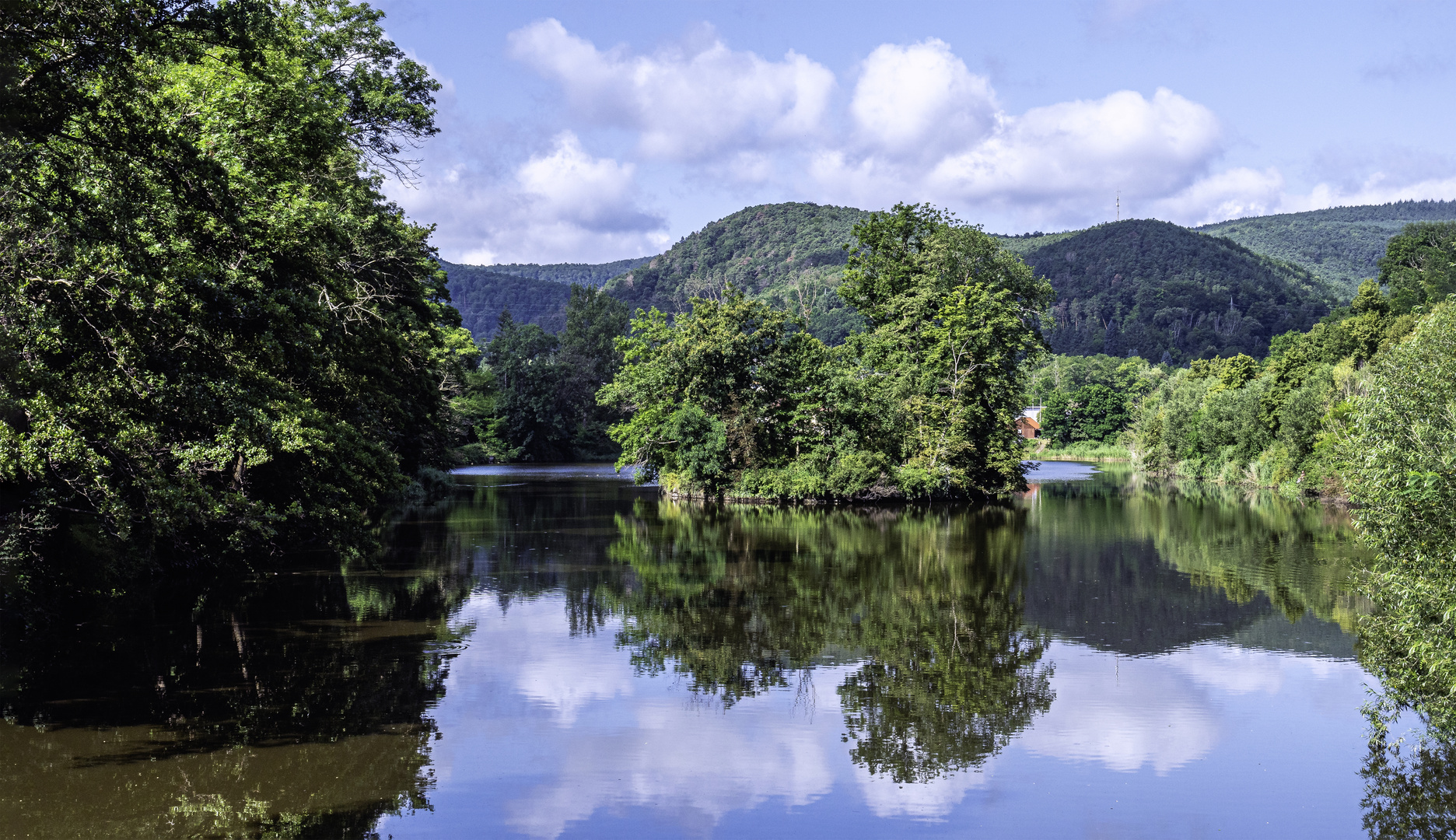 Herzogweiher im Isenachtal.