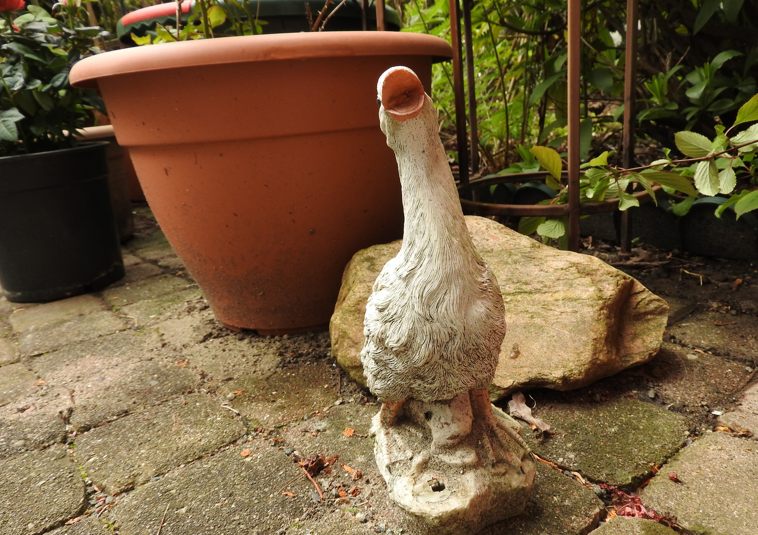 HERZTOR Frühlingsgarten Gans