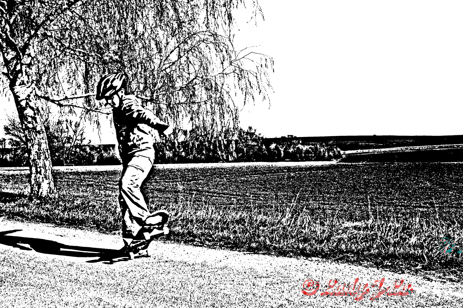 He´s a skaterboy!!