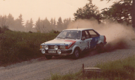 Hessen Rallye 1980 - Walter Smolej/Werner Hohenadel - Audi 80