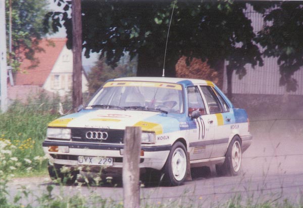 Hessen Rallye 1986 - Mikael Eriksson/Rolf Melleroth - Audi 90 Quattro