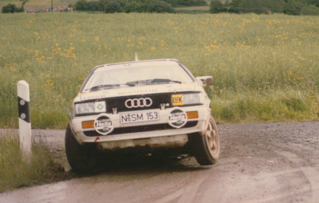 Hessen Rallye 1987 - Armin Schwarz/Hans-Joachim Hösch - Audi Coupé Quattro