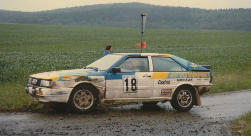 Hessen Rallye 1987 - Lasse Gundler/StaffanParmander Audi Coupé Quattro