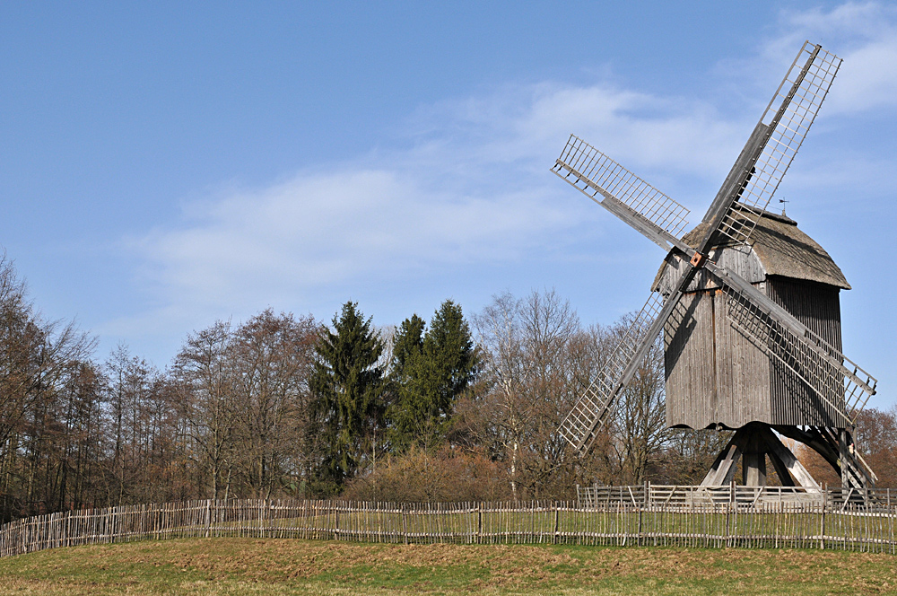 Hessenpark: Wieder einmal die Bockwindmühle