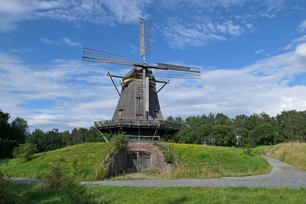 Hessenpark: Windmühle aus Borsfleth – Außenansicht