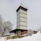 Hessenturm im Schnee