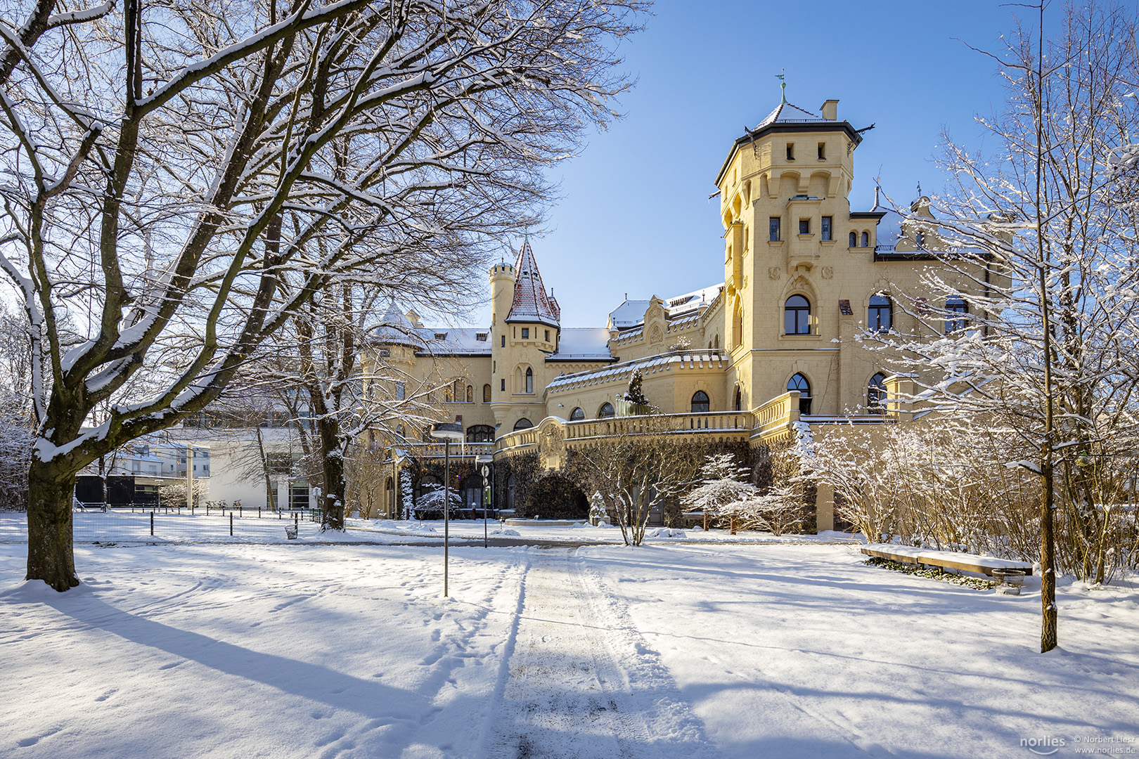 Hessingburg im Winter