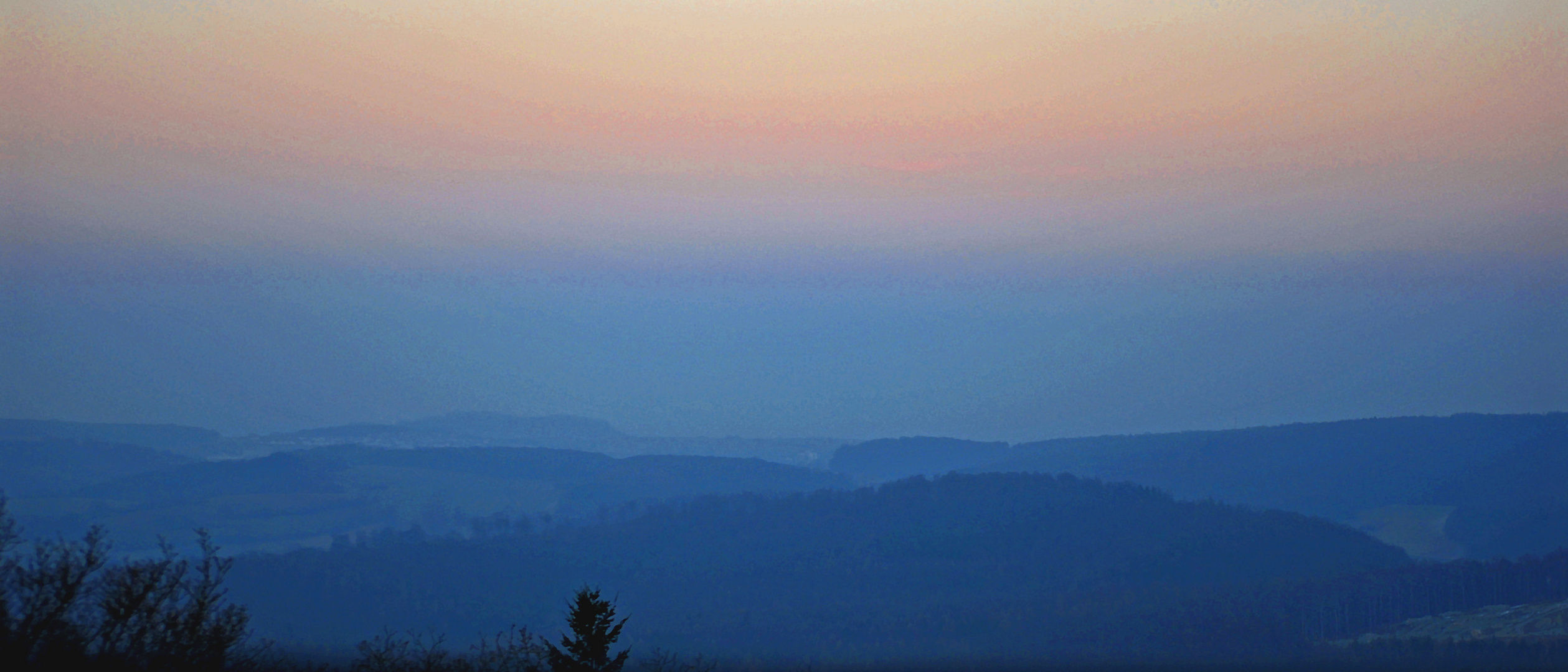 Hessische Impressionen - Blick auf den Odenwald