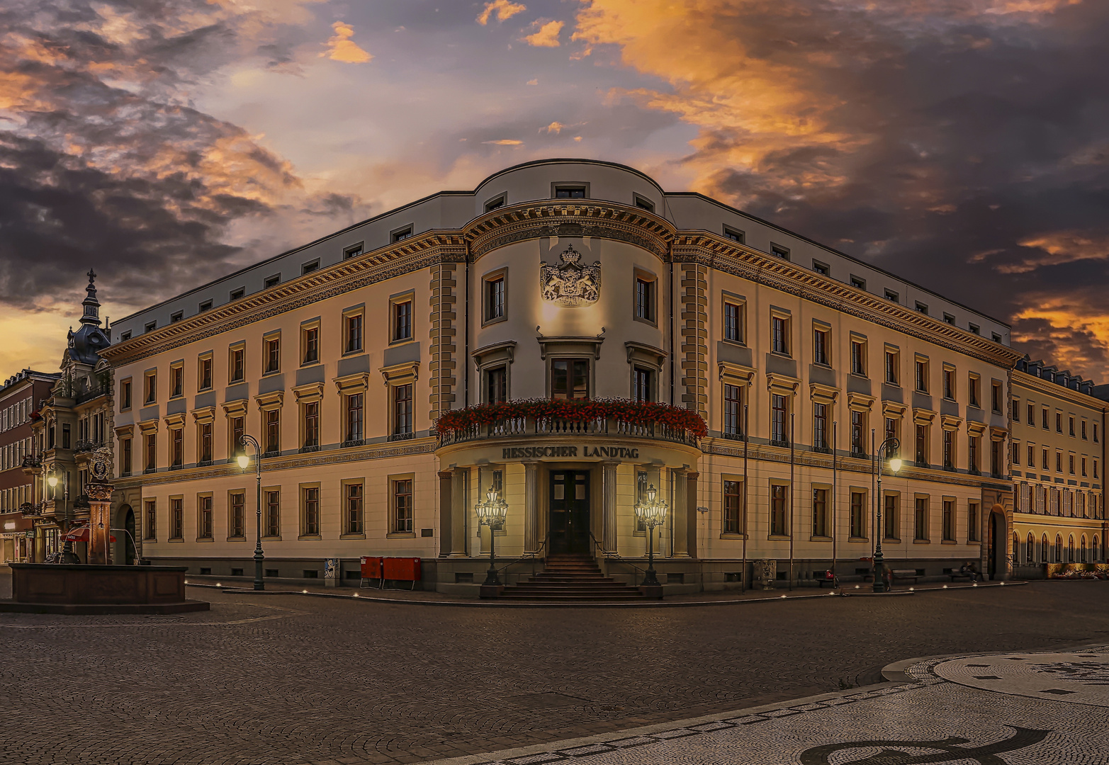 Hessischer Landtag in Wiesbaden