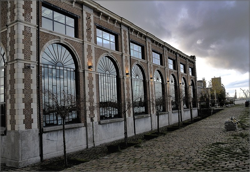 Het pomphuis in Antwerpen