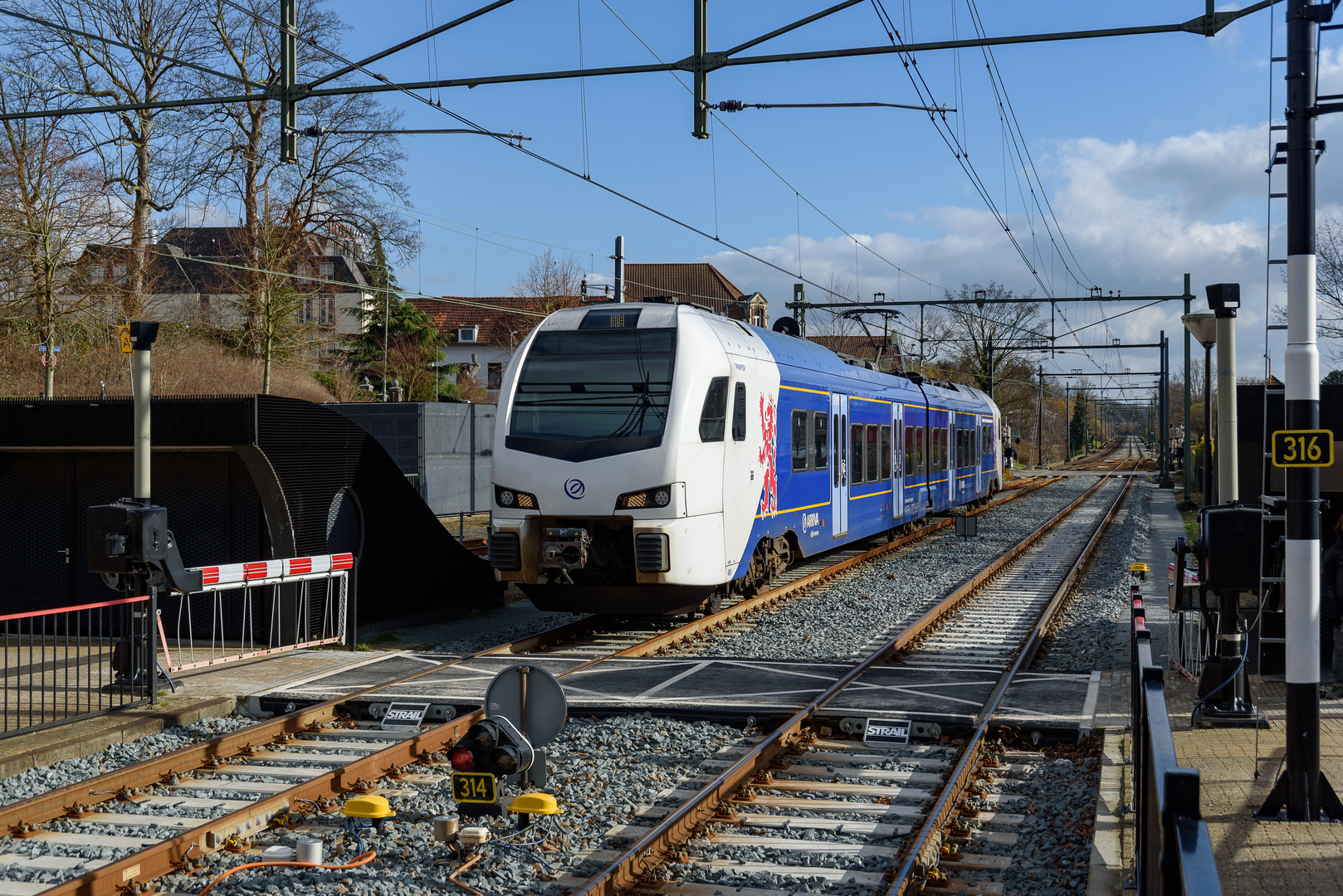 Het stoptrein "arriva"