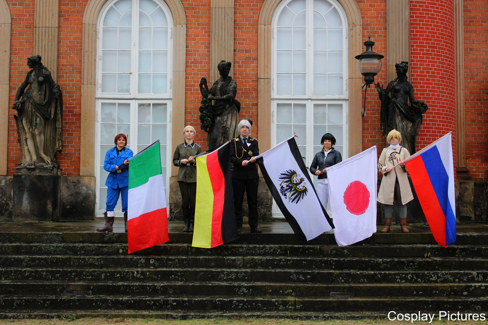 Hetalia Gruppe in Potsdam Shooting