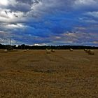 Heuballen im Sturm - HDR