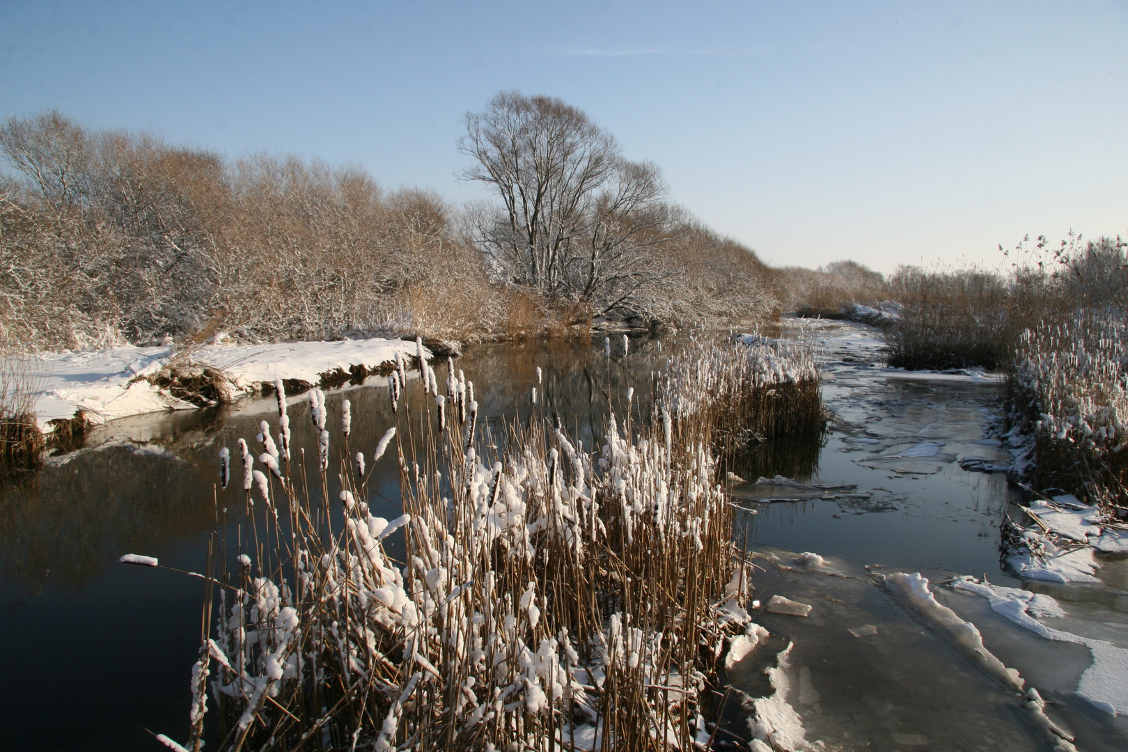 Heuckenlock Priel im Winter