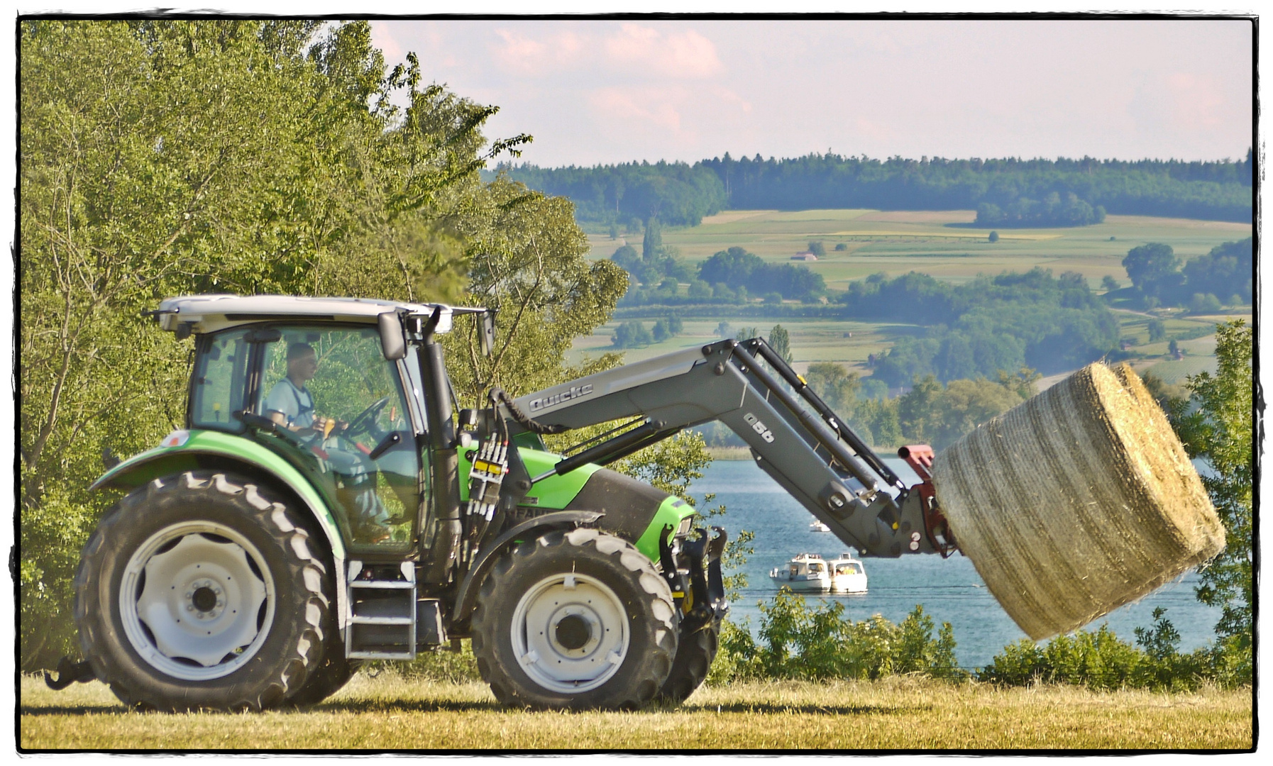 Heuernte am Bodensee