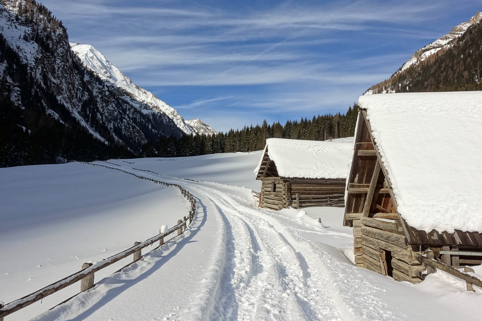 Heuhütten im Lungau