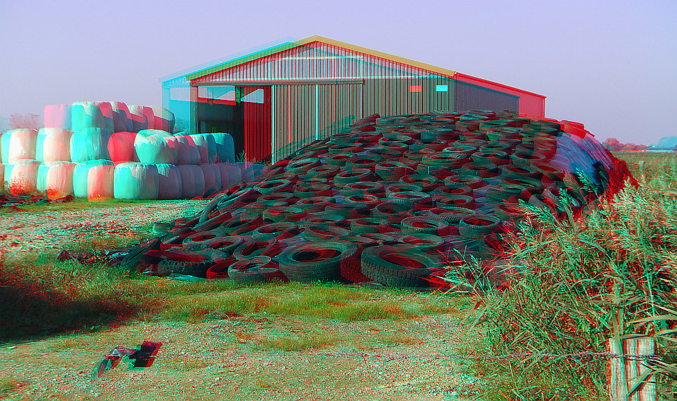 Heulager (3D-Anaglyphe)