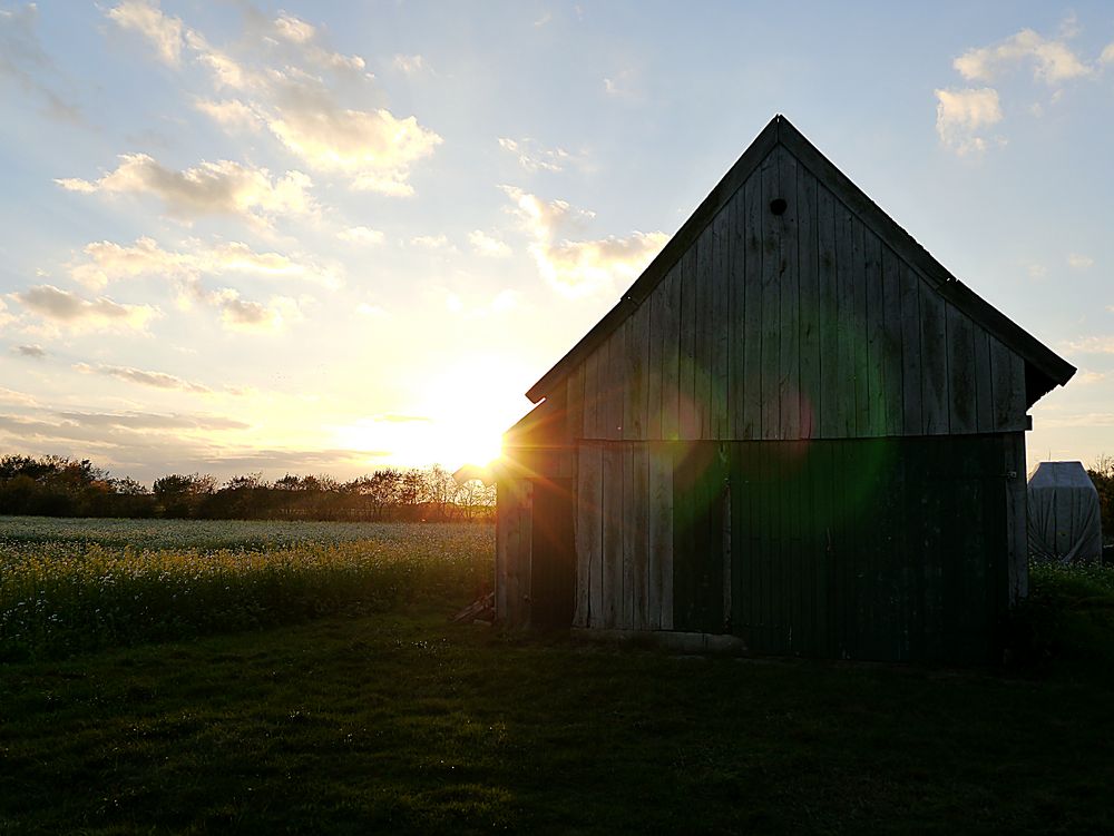 Heuschuppen Foto & Bild | landschaft, Äcker, felder & wiesen, natur
