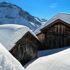 Heusiedlung im tiefen Winterschlaf 