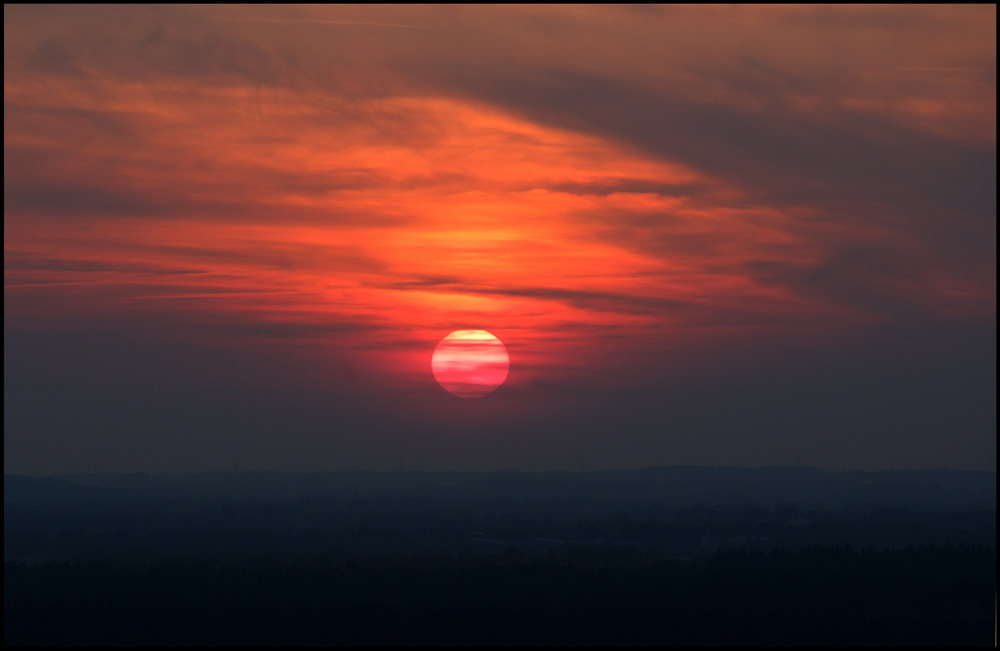 ... heut Abend über München ...